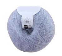 NAIXUE Pelote de laine en mohair angora 41 couleurs - Laine à tricoter en mohair doux et cachemire - Pour châle, écharpe, crochet - Fournitures de couture