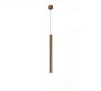 Naiyn Lampe à suspension LED créative moderne comptoir de barre d'or projecteur cylindrique Long Tube pendentif plafonnier réglable en hauteur lustre pour éclairage d'île de cuisine