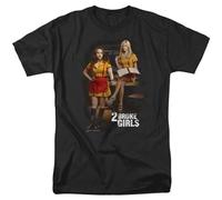 NAIYOUFABING 2 Broke Girls Men's Max & Caroline T Shirt Black 3XL