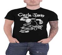 NAIYOUFABING Circle Jerks T Shirt Im Gonna Live Band Logo Mens Black XXL