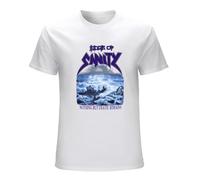 NAIYOUFABING Edge of Sanity Nothing But Death Remains Death Metal T-Shirt White S