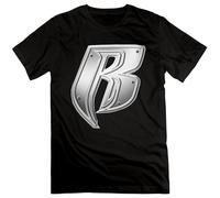NAIYOUFABING Men Ruff Ryders Logo T Shirt Black L