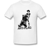 NAIYOUFABING Men's Anti Burning Flag T Shirt White 3XL