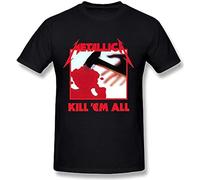 NAIYOUFABING Men's Kill 'Em All T Shirt Black XXL