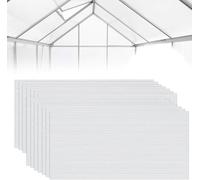 NAIZY 14x Polycarbonate alvéolaire Plaque alvéolaire Double résistant aux UV Plaque alvéolaire pour Serre, Serre de Jardin, 4mm | 10,25 m² - Transparent