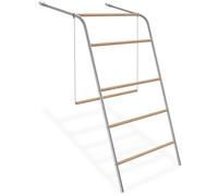 NAIZY Balançoire à 5 niveaux - Grand support de volaille pour l'intérieur et l'extérieur - En bois - Perchoir pour poules - Jouet - Perchoir pour poules - Accessoires pour poulailler