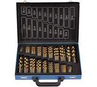 NAIZY Coffret de Forets en Métal, 170 pcs, Acier et Bois, Toutes Perceuses 1 ŕ 10 mm, Angle de Pointe 135°, HSS Cobalt