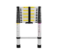 NAIZY Echelle Télescopique Pliable en Aluminium 3,2M Echelle Multifonctionnelle Echelle Inclinée Echelle Extensible Escabeau 11 Marches en Aluminium de Haute Qualité Capacité de Charge 150KG