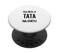 Najbolji Tata na Svetu Best Dad in The World Serbe PopSockets PopGrip Adhésif