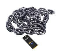 NAJDER Chaîne en Acier Inoxydable à Maillons Courts 30 m, Chaîne Inox 4 mm, Charge Maximale de 770 kg, DIN 766, A4-AISI 316 pour Construction, Ancrage, Bricolage, Clôture