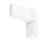 NAJDER Charnière pour Porte PVC Jocker 120 kg Hateur de la Feuillure: 20.5 mm, Paumelle en Zamak, Structure Monolithique, Anti-effraction, Couleur: Blanc RAL 9016