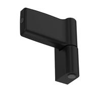 NAJDER Charnière pour Porte PVC Jocker 120 kg Hateur de la Feuillure: 20.5 mm, Paumelle en Zamak, Structure Monolithique, Anti-effraction, Couleur: Noir Foncé RAL 9005M