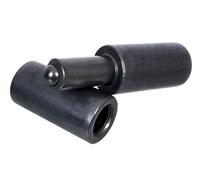 NAJDER Charnière Tournée à Bille pour Portes et Portails à Battants Ø18 x 80 mm, Charnière Gond à Souder, Roulement à Bille, Paumelle de Porte, Pivot de Porte (10 pièces)