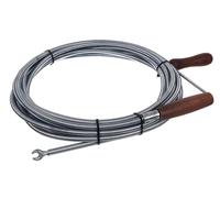 NAJDER Furet Déboucheur de Tuyau Professionnel avec Tête Griffe 11mm x 30m, Spirale de Nettoyage de Tuyaux, Débouchage Canalisation, Sonde de Debouchage pour Évier de Cuisine, Baignoire