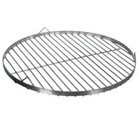 NAJDER Grille de Cuisson en Acier Inoxydable Ronde Ø600 mm pour Barbecue Pivotant avec Suspension par Câble, Grille de Cuisson Ronde avec 3 Trous de Suspension, BBQ Grillade - Solo
