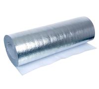 NAJDER Isolant Thermique 3 mm D'épaisseur 0,5 m x 5 m, Feuille Réflecteur de Radiateur, Isolation Derrière Radiateur, Panneau Film Réfléchissant, Polyéthylène et Aluminium
