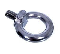 NAJDER Lot de 5 Boulons à Oeil de Levage M12, Anneau de Levage en Acier Inoxydable A2 AISI 304, Vis à Filetage Mâle, DIN 580 pour Bricolage Construction Levage de Poids