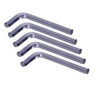 NAJDER Lot de 5 Clés Mâle Allen Longues avec Tête Sphérique 6 mm, Clés Hexagonales à Six Pans Professionnelles, en Acier CR-V, pour Voitures, Vélos, Meubles, Électroménager