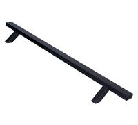 NAJDER Poignée De Porte 45° d'un Côté Simple Face, Barre Bâton Rectangulaire Longue, Acier Inoxydable, Poignée à Tirer, pour Porte Poussoir D'Entrée, 800x1000 mm, Qualité Supérieure, Noir