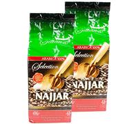 Najjar Arabian Moka moulu avec cardamome en lot de 2 à 450 grammes