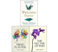 Najwa Zebian Collection 3 Books Set (Welcome Home, Mind Platter, The Nectar of Pain)