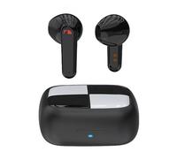 Nakamichi Clover Écouteurs stéréo TWS sans fil avec connexion Bluetooth 5.3 à faible latence, charge rapide, contrôle tactile, boîtier de charge noir