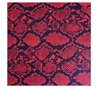 NAKAN 135x100cm Motif Serpent Simili Cuir 1mm épaisseur Vinyle Tissu D'ameublement pour Bricolage Artisanat, Décorations, Chaises de Canapé(Color:9)