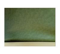 NAKAN Tissu D'ameublement en Similicuir Vert Olive Doux Et Imperméable Tissu de Revêtement en Vinyle au Mètre 138x100cm pour Housse de Siège, Ameublement Doux, Artisanat