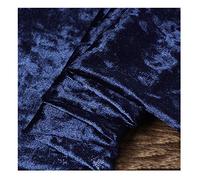 NAKAN Tissu de Velours écrasé au Mètre 160cm de Large Velours Extensible à 4 Voies pour Les Costumes, La Couture, Le Bricolage Et La Décoration Intérieure(Color:Bleu Marin)