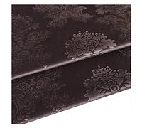NAKAN Tissu de Velours Gaufré Tissu D'ameublement au Mètre 140cm Large Style Vintage pour Décoration Intérieure, Artisanat de Couture, Housse de Canapé, Rideau(Color:CAFÉ)