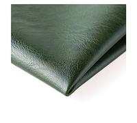 NAKAN Tissu en Similicuir Vintage Texture 140x100cm PU Tissu D'ameublement en Similicuir pour Canapé Chaise Ameublement, Bricolage Artisanat Sacs à Main 1mm D'épaisseur(Color:15 Dark Green)