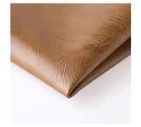 NAKAN Tissu en Similicuir Vintage Texture 140x100cm PU Tissu D'ameublement en Similicuir pour Canapé Chaise Ameublement, Bricolage Artisanat Sacs à Main 1mm D'épaisseur(Color:6 Tan)