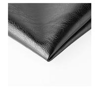 NAKAN Tissu en Similicuir Vintage Texture 140x100cm PU Tissu D'ameublement en Similicuir pour Canapé Chaise Ameublement, Bricolage Artisanat Sacs à Main 1mm D'épaisseur(Color:1 Black)