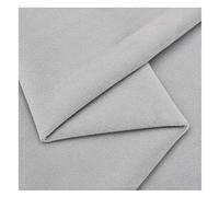 NAKAN Tissu Velours Vert Tissu de Draperie en Velours D'ameublement Mat au Mètre 150cm Large pour Tapisserie D'ameublement, Housse de Siège de Chaise, Artisanat(Color:Light grey36)