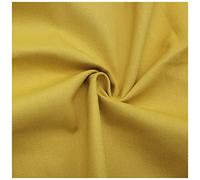 NAKANN Tissu en Denim Coloré 100% Coton Tissu de Jean Non Extensible 150cm de Large pour L'artisanat de Couture, Vêtements, Veste, Chapeaux, Sacs, Décorations(Size:1m,Color:Jaune)