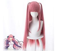 Nakano Nino Cosplay perruque Anime Gotoubun No Hanayome la quintessence Quintuplets femmes rose longue droite perruques de cheveux synthétiques