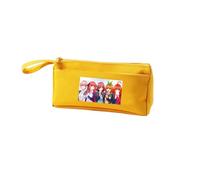 Nakano Trousse à crayons Nakano Miku Anime Trousse à crayons Nakano Itsuki Grande capacité avec poignée Sangle Sac à crayons pour étudiant Organiseur de maquillage Porte-monnaie, Jaune Type 1, 21 x