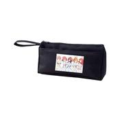 Nakano Trousse à crayons Nakano Miku Anime Trousse à crayons Nakano Itsuki Grande capacité avec poignée Sangle Sac à crayons pour étudiant Organiseur de maquillage Porte-monnaie, Noir Type 4, 21 x 9.5