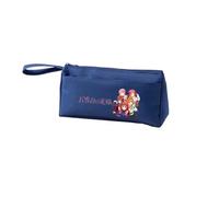 Nakano Trousse à crayons Nakano Miku Anime Trousse à crayons Nakano Itsuki Grande capacité avec poignée Sangle Sac à crayons pour étudiant Organiseur de maquillage Porte-monnaie, Bleu Type 5, 21 x 9.5