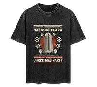 Nakatomi Christmas Party Die Hard Xmas Mens T-Shirt Black Unisex Top Tee XL