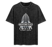 Nakatomi Plaza Die Hard Movie Black T-Shirt Mens Tee Unisex Tops M