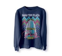 Nakatomi Plaza Party 1988 Pull de Noël moche pull de Noël amusant des années 80 Bruce, bleu marine, XXL