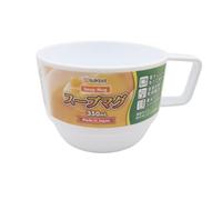 NAKAYA Tasse blanche empilable qui passe au micro-ondes, passe au lave-vaisselle, fabriquée au Japon