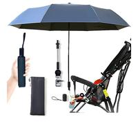 Nakazawa ombrelle poussette, ombrelle poussette universelle universel, Réglable pour tous les modèles de poussettes, ombrelle anti uv poussette.(bleu foncé)