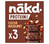 Nākd Barres protéinées Cacao Noisette 3 x 45 g