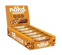 Nākd. Cacahuètes | Raw Barres de Fruits et Noix | 100% D'ingrédients Naturels | Sans Sucre Ajoutés | Vegan | 18 x 35g | 630g