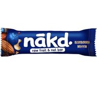Nakd Myrtille Muffin Barre de fruits crus et noix 35 g