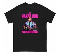 Naked Gun Classic Tee Nordberg 90s Movie Shirt Black Black M
