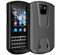 Nakedcellphone Case for Unihertz Titan Pocket Phone, [Grid Texture] Slim Hard Shell Protector Cover - Black