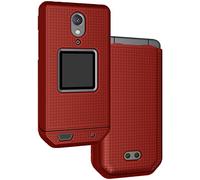 Nakedcellphone Coque de Protection Rigide Fine pour téléphone à Rabat Cat S22 Rouge